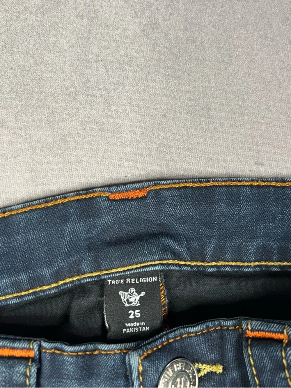 True Religion Dark Blue Flared Women's Jeans - Picture 5 of 5